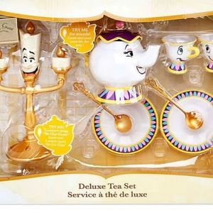 Deluxe Tea Set Beauty and the Beast